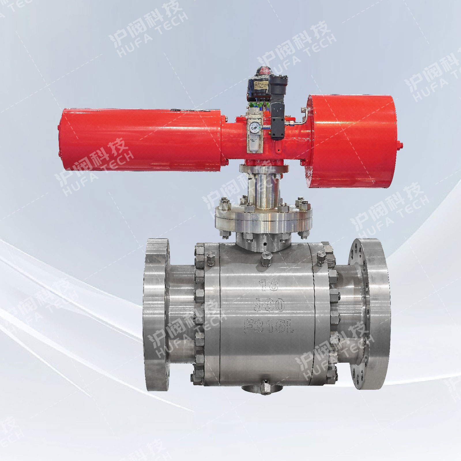 固定式锻钢球阀(气动 )