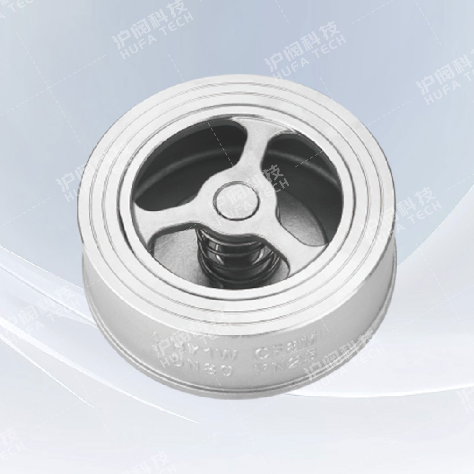 对夹升降式止回阀