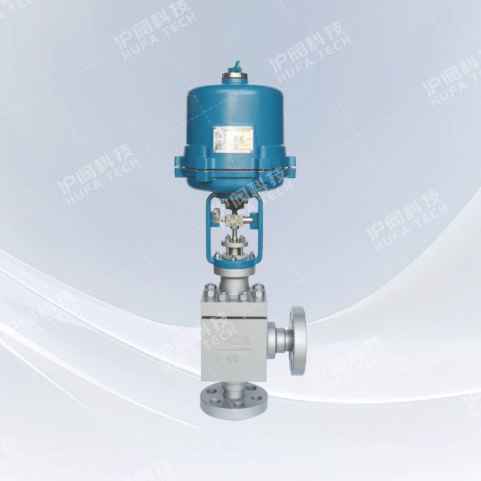 高压角式调节阀(电动)