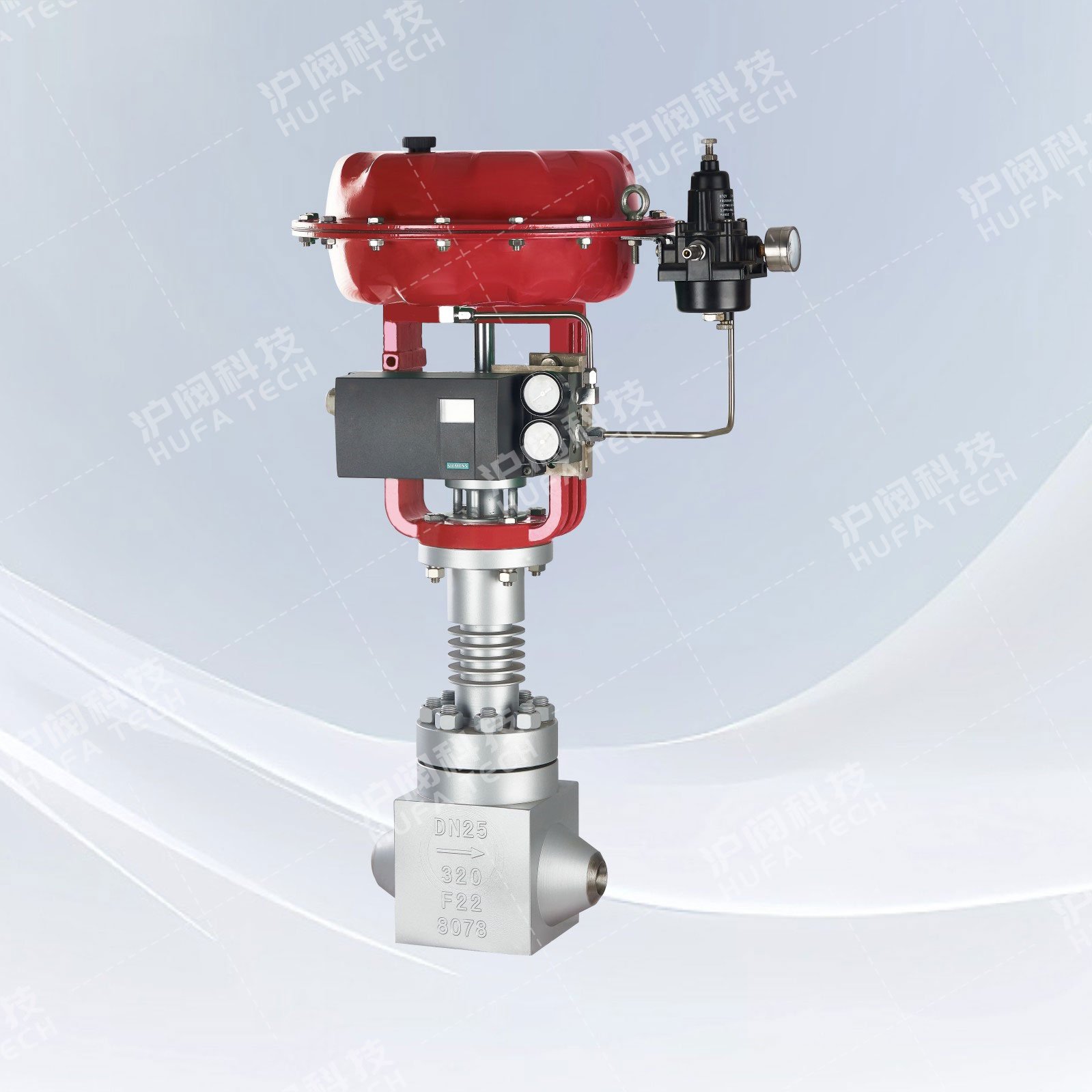 高压笼式单座调节阀(气动)